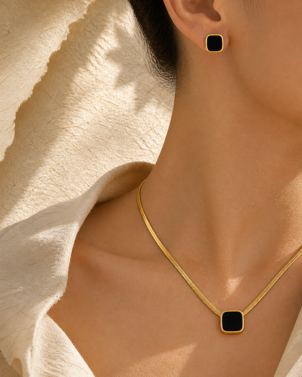 ✨ Modern Gold &amp; Onyx Set ✨