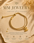 ✨ Golden Charm Bracelet ✨