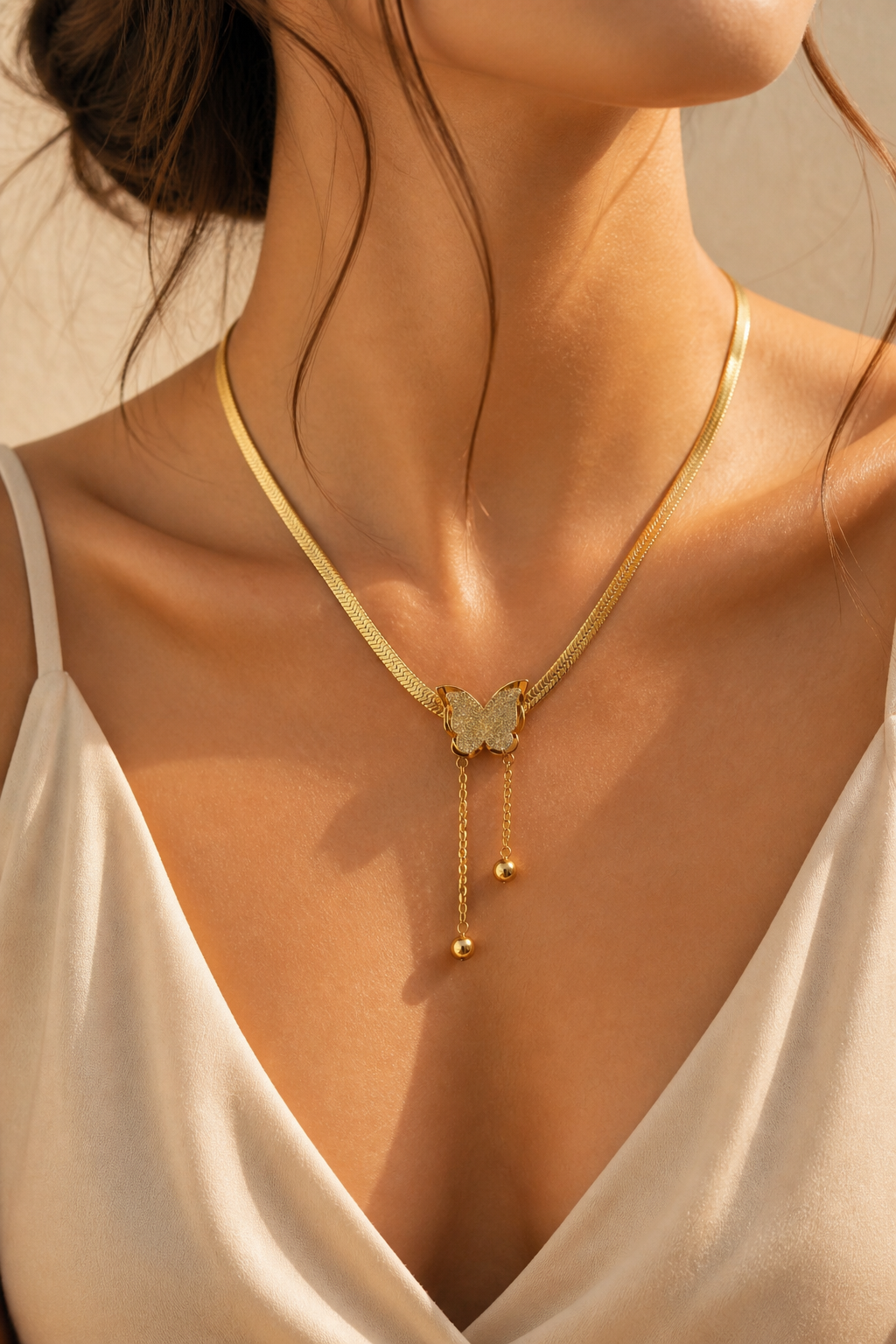 ✨ Golden Butterfly Necklace ✨