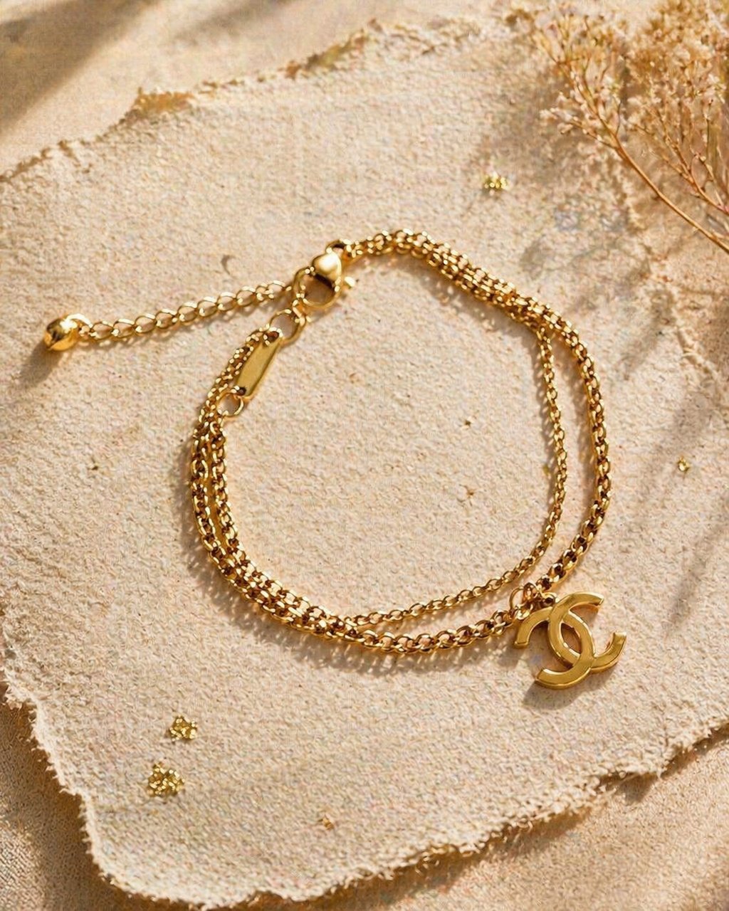 ✨ Golden Charm Bracelet ✨