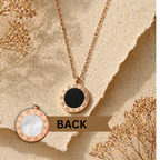 MM Jewelry: Rose Gold Necklace with Roman Numeral Pendant