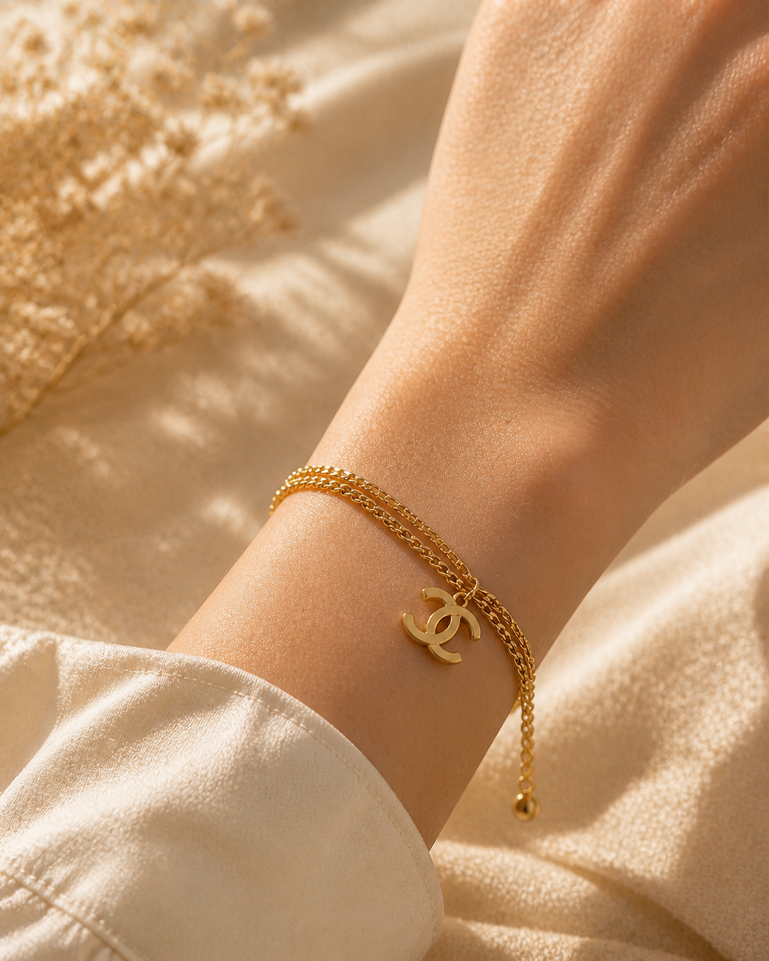 ✨ Golden Charm Bracelet ✨